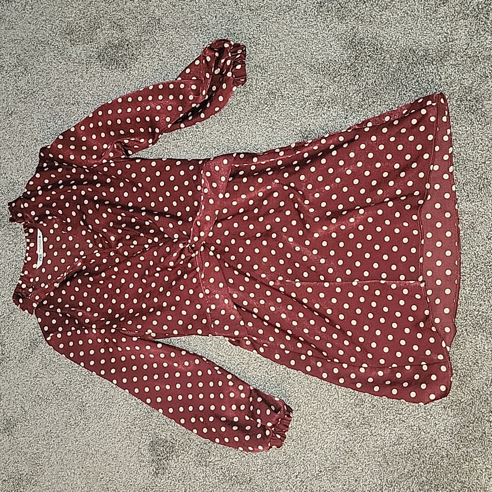 Zara size XS polka dot dress
